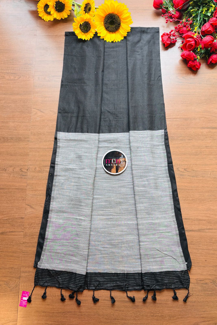 Zari Striped Cotton Saree