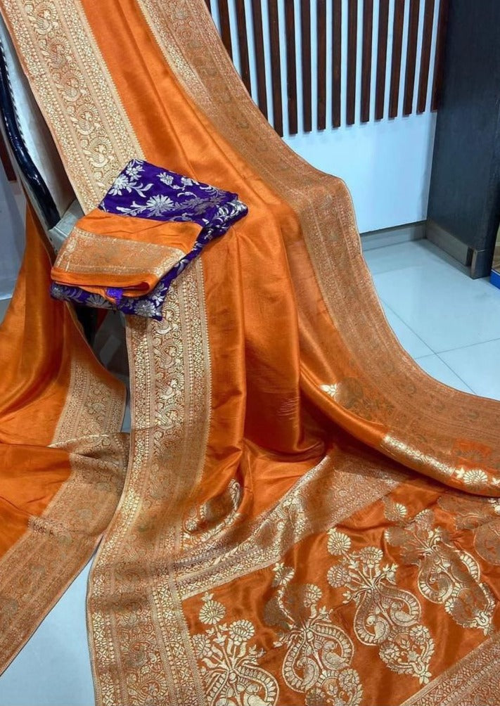 Nazariya - Designer  Banarasi Dola Silk Saree
