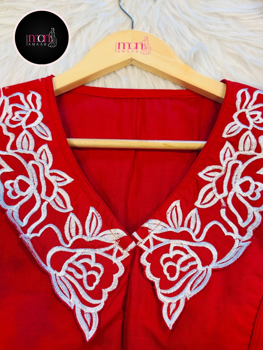 Angel Aura - Designer Blouse With Baby Collar