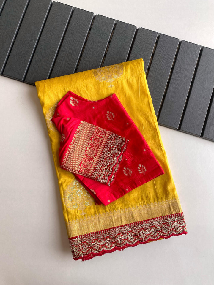 Flaunt With Roots Banarasi Dola Silk Saree