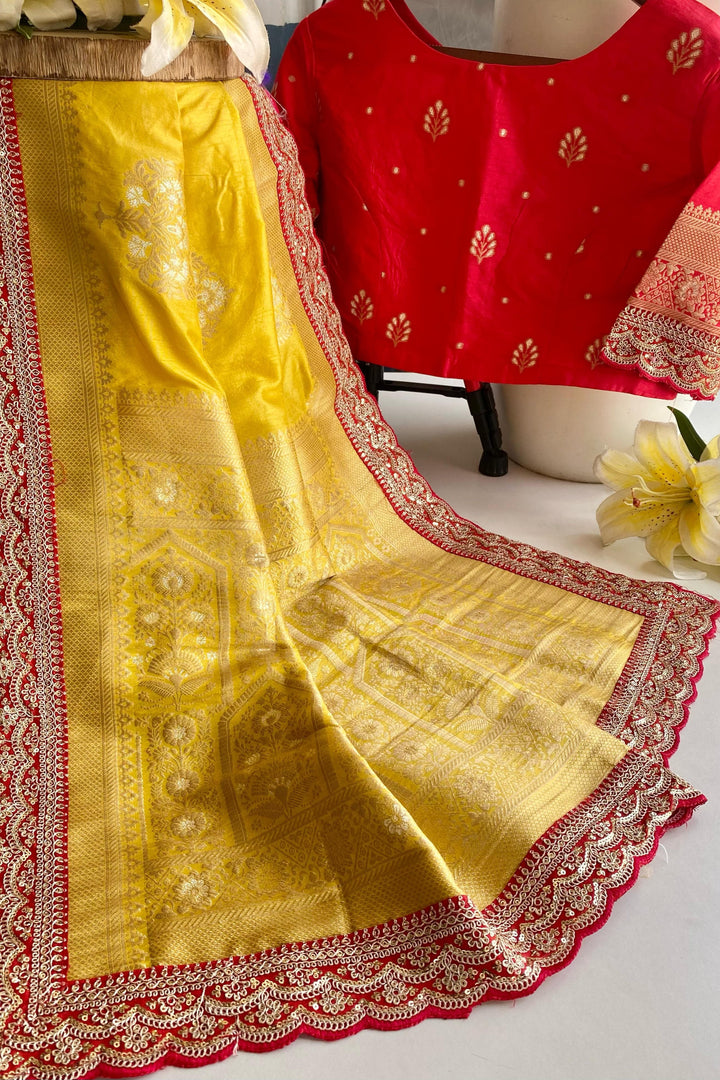 Flaunt With Roots Banarasi Dola Silk Saree