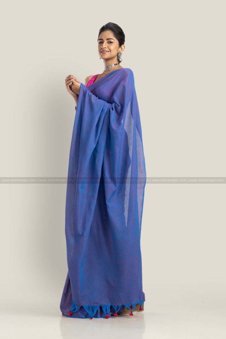 Dual Tone Special Bengal Khadi Saree