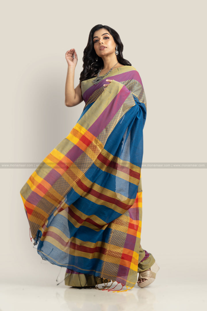 Esho He Boishakh Bengal Narayanpet Saree
