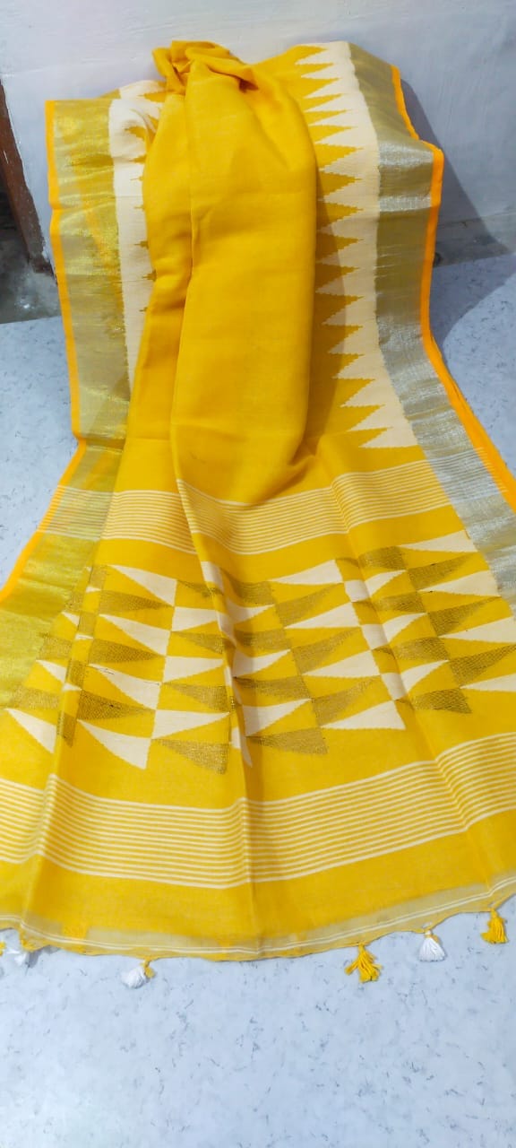 Linen Saree