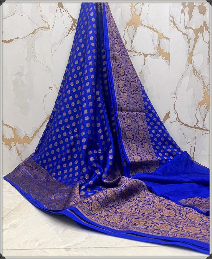 Banarasi Semi Georgette Soft Silk  Saree
