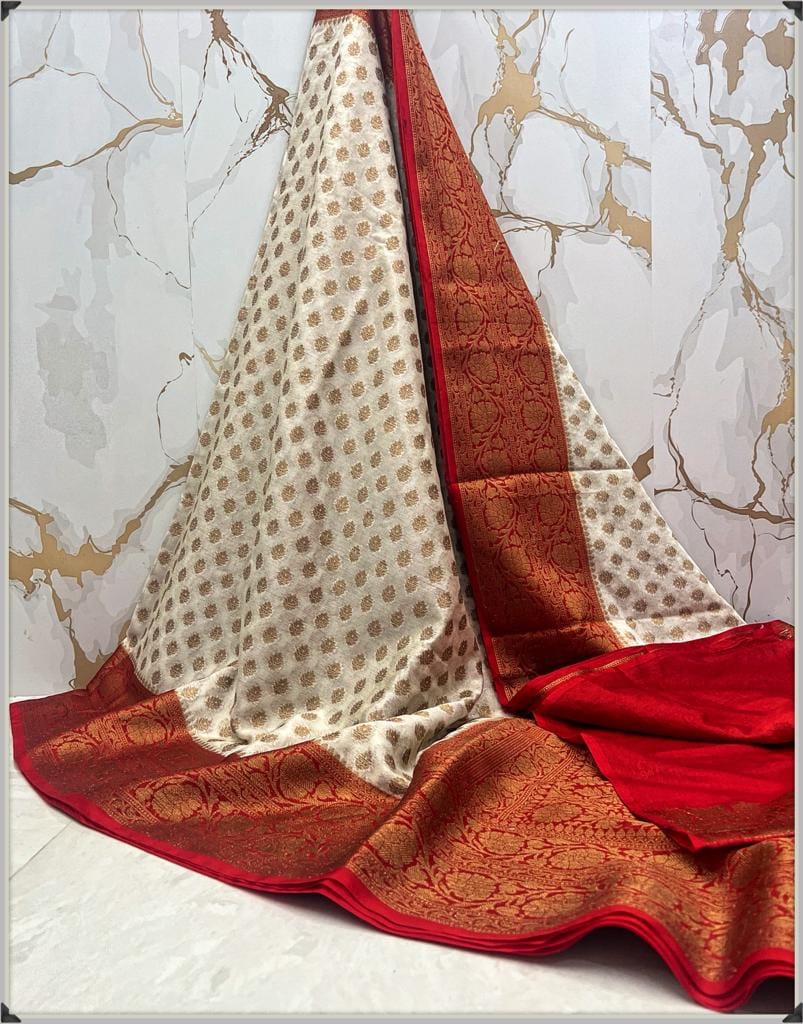 Banarasi Semi Georgette Soft Silk  Saree