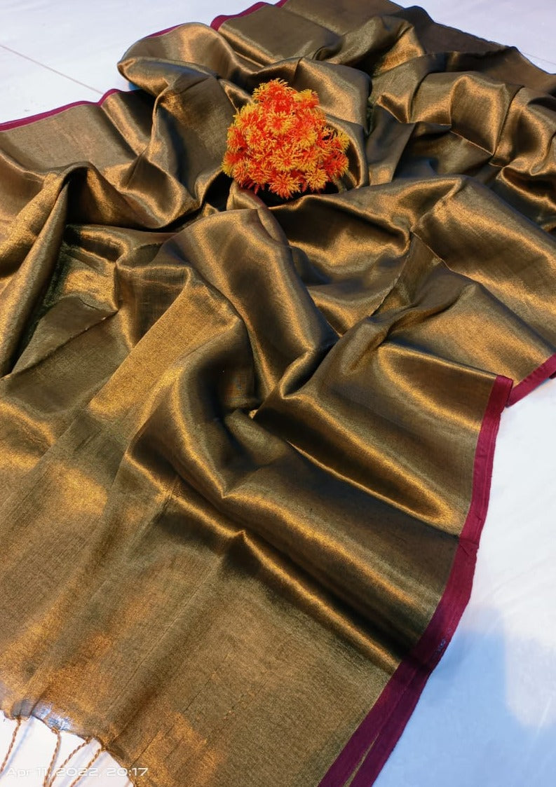Bengal Handloom Fusion Saree