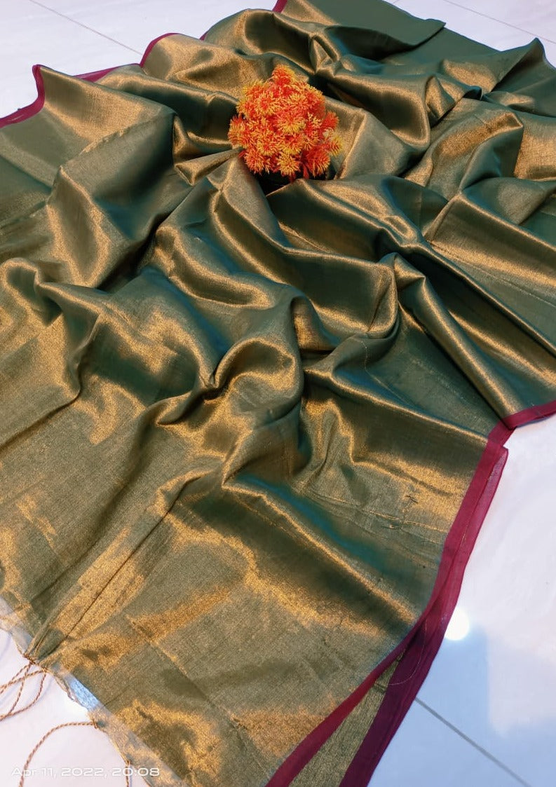 Bengal Handloom Fusion Saree