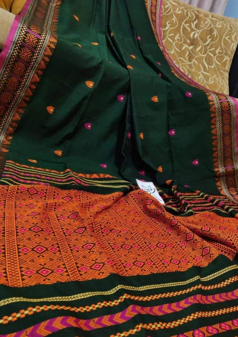 Assam Khadi Jamdani Saree