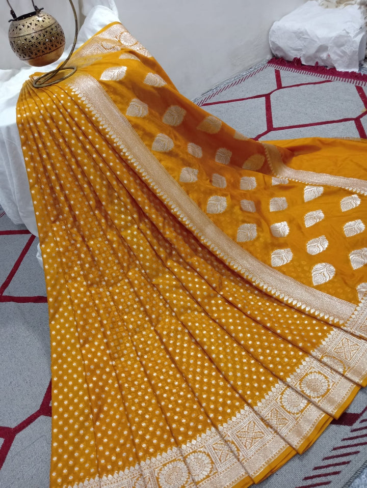 Banarasi Semi Katan Silk saree