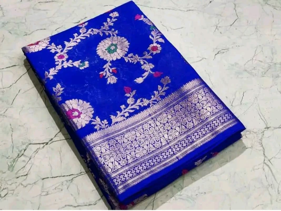 Sugandha Georgette Banarasi Saree
