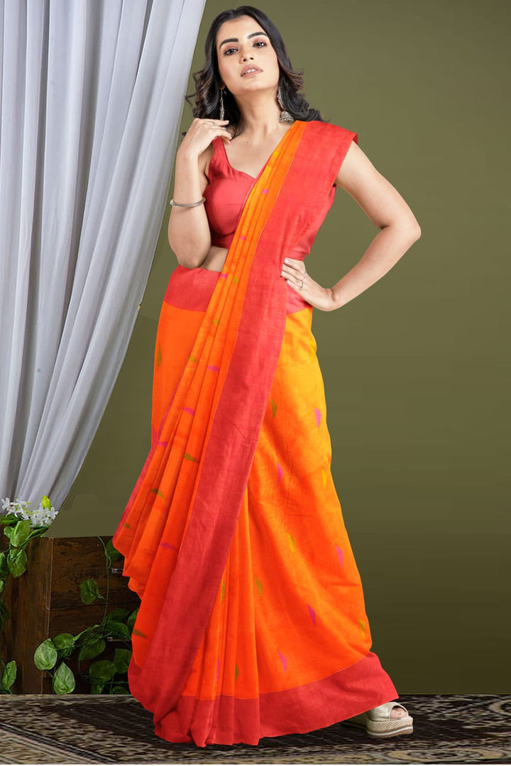 Land Of Bengal Cotton Khadi Saree