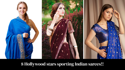 8 Hollywood Stars Sporting Indian Sarees!!