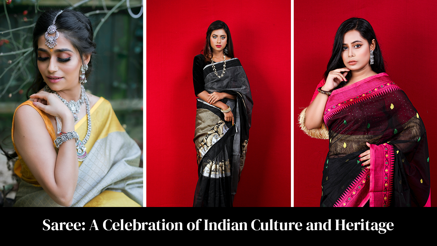 Saree: A Celebration of Indian Culture and Heritage – Monamaar