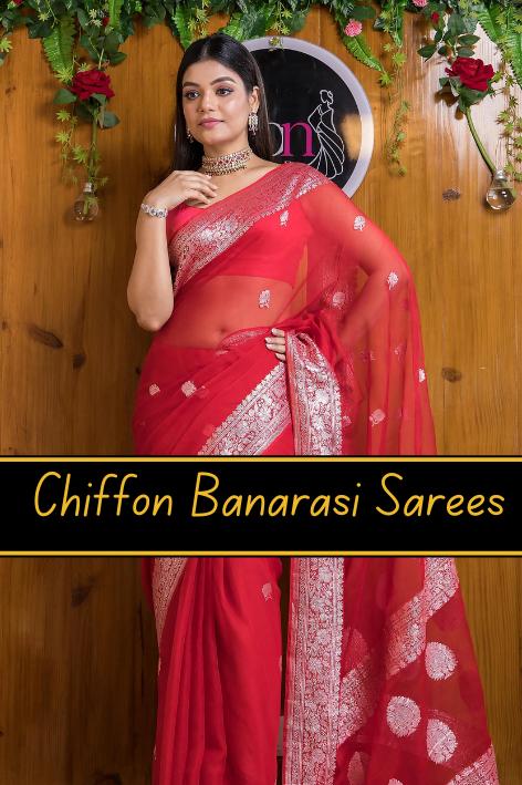 Chiffon Banarasi Sarees