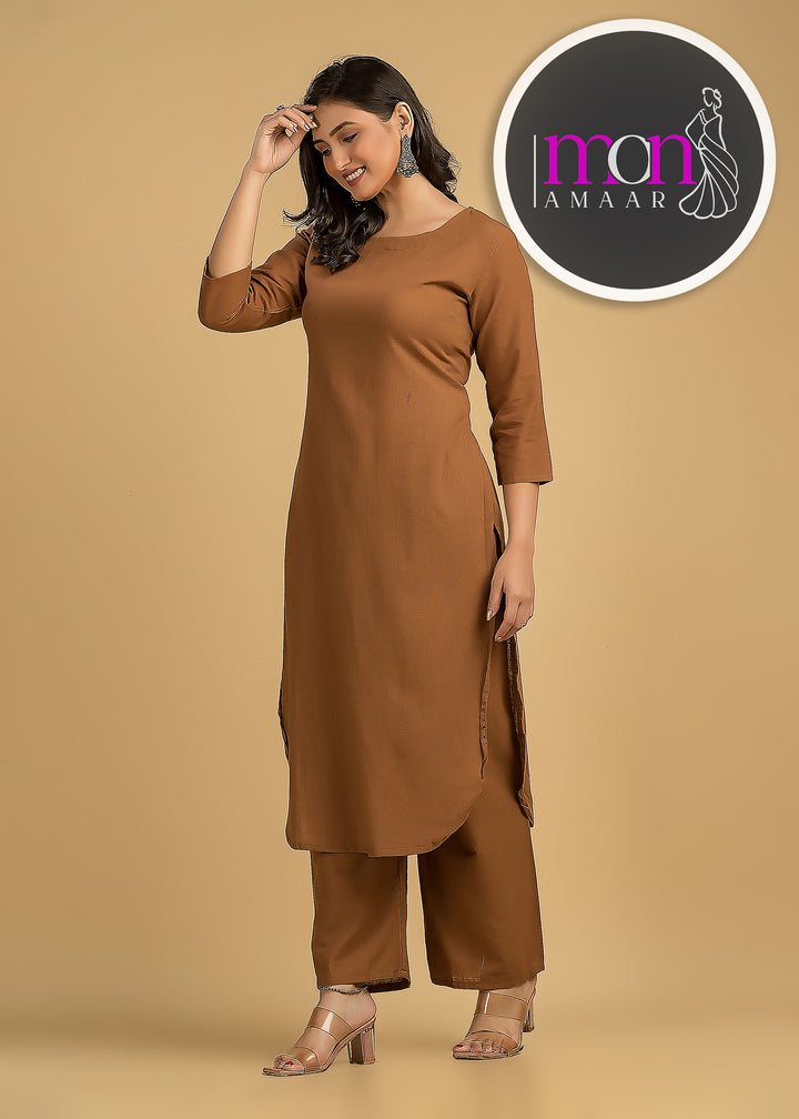 Flawless Beauty Cotton Kurti Set