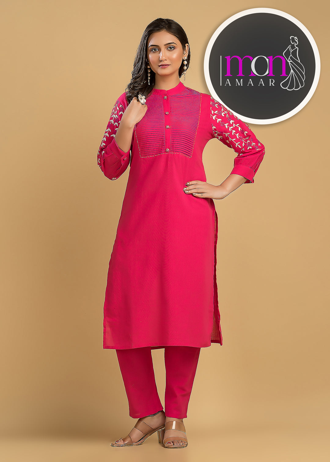 Stay Wavy Cotton Kurti Set