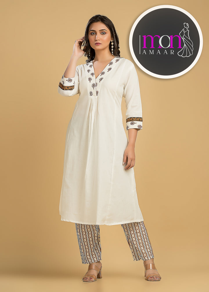 Your Side Of The Story Cotton Kurti Set