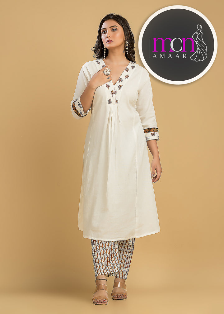 Your Side Of The Story Cotton Kurti Set