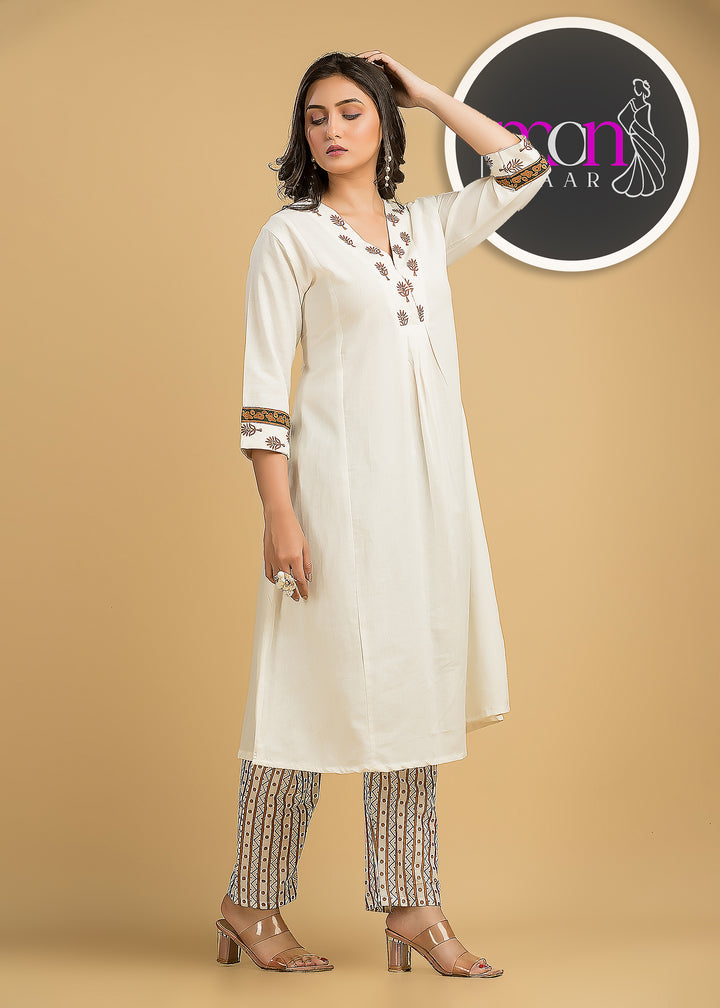 Your Side Of The Story Cotton Kurti Set