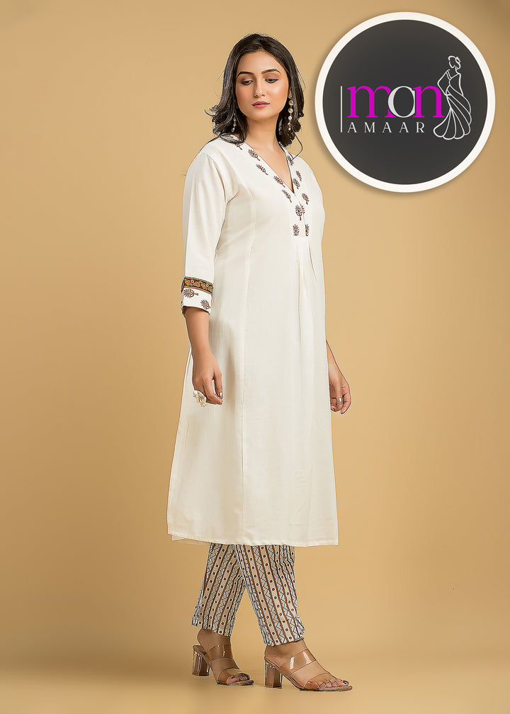 Your Side Of The Story Cotton Kurti Set