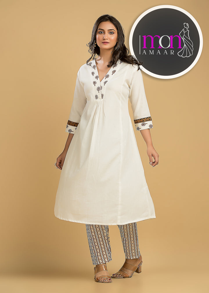 Your Side Of The Story Cotton Kurti Set