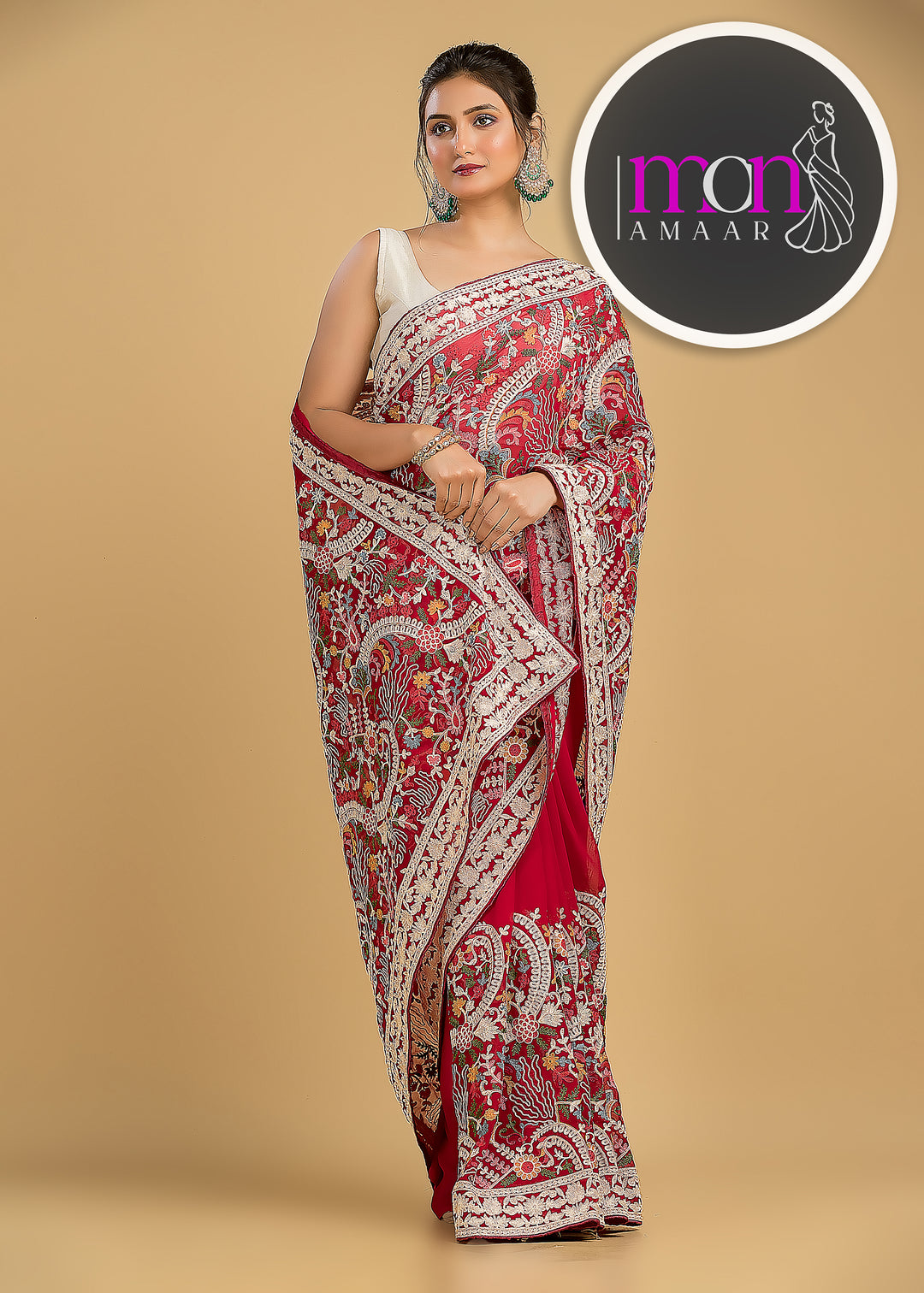 Let The Georgette Shine-An Exclusive Saree