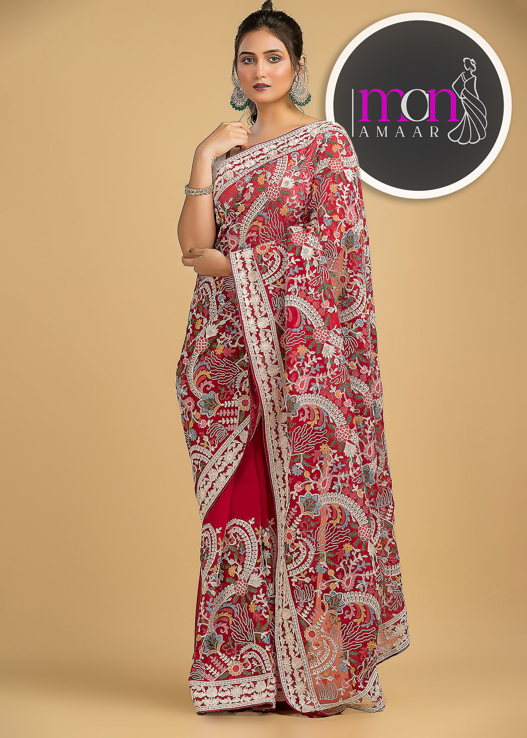 Let The Georgette Shine-An Exclusive Saree