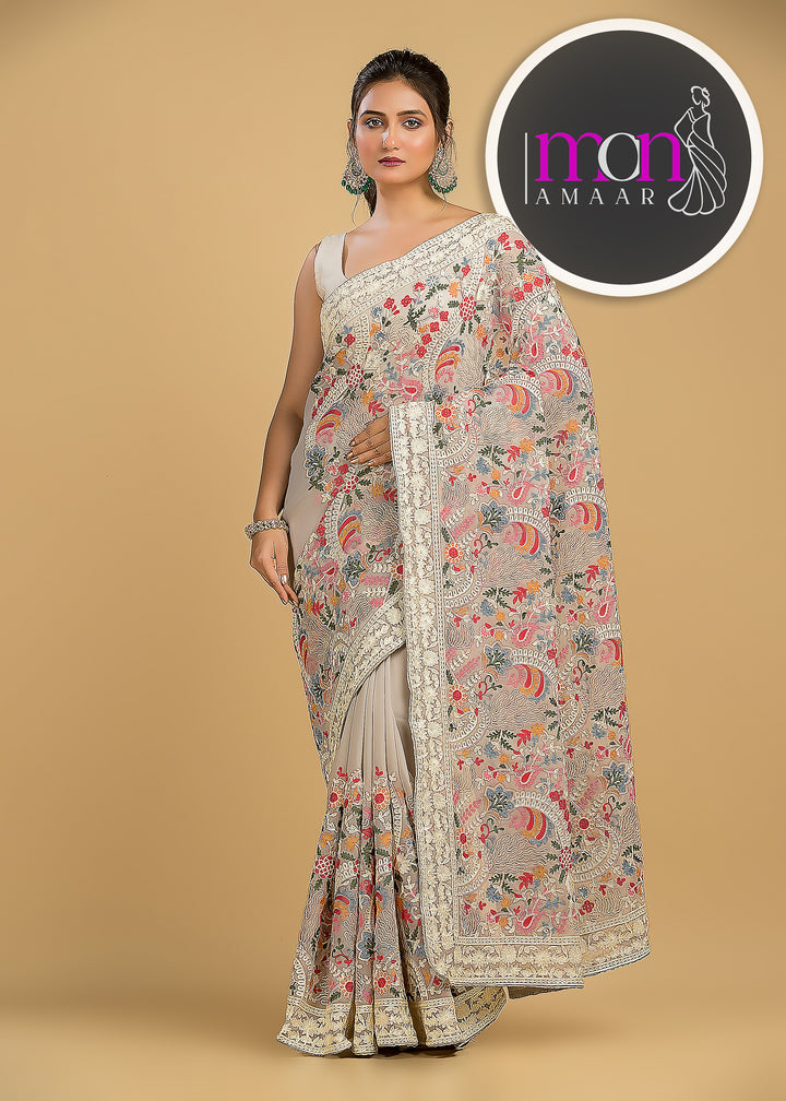 Let The Georgette Shine-An Exclusive Saree