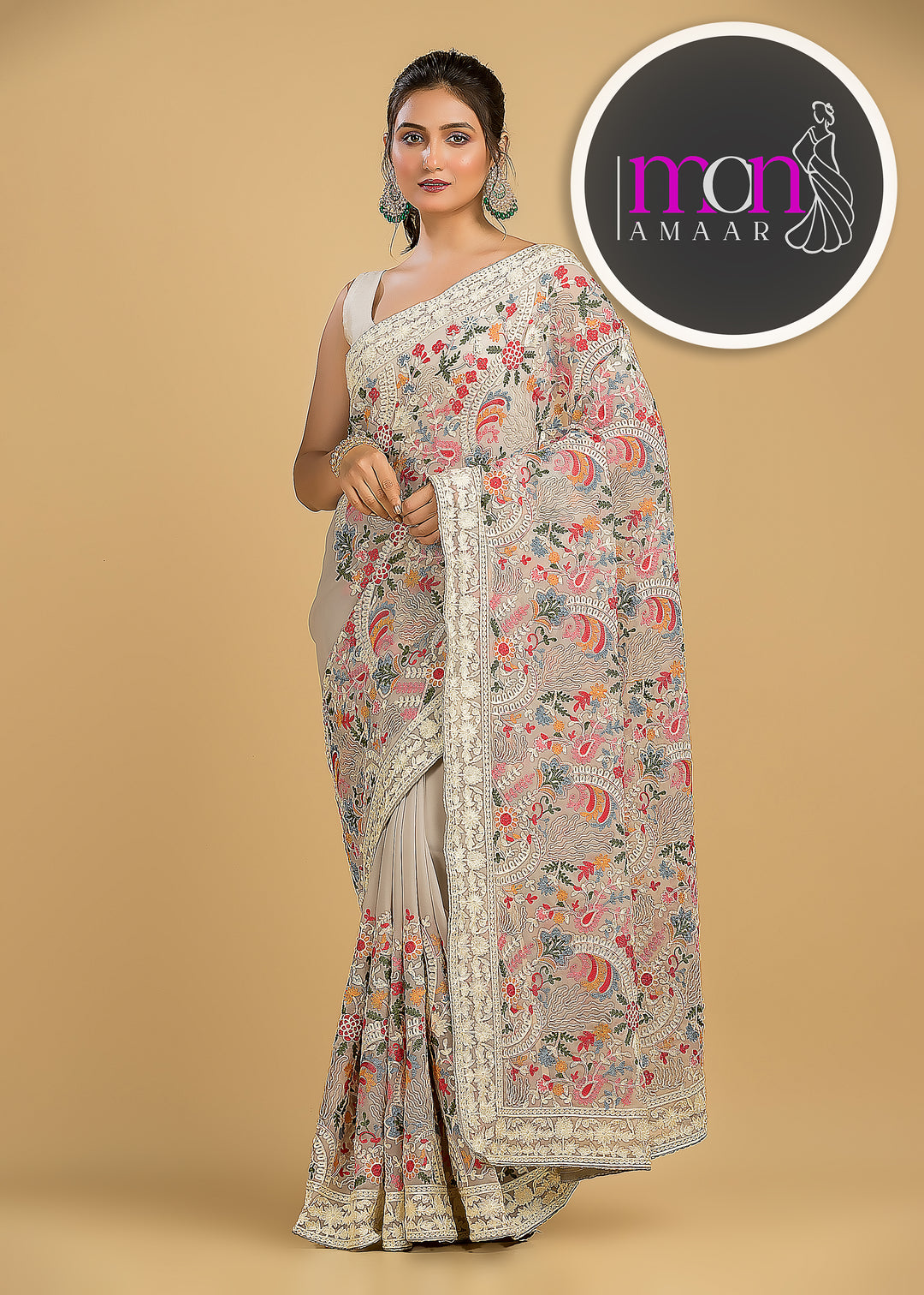 Let The Georgette Shine-An Exclusive Saree