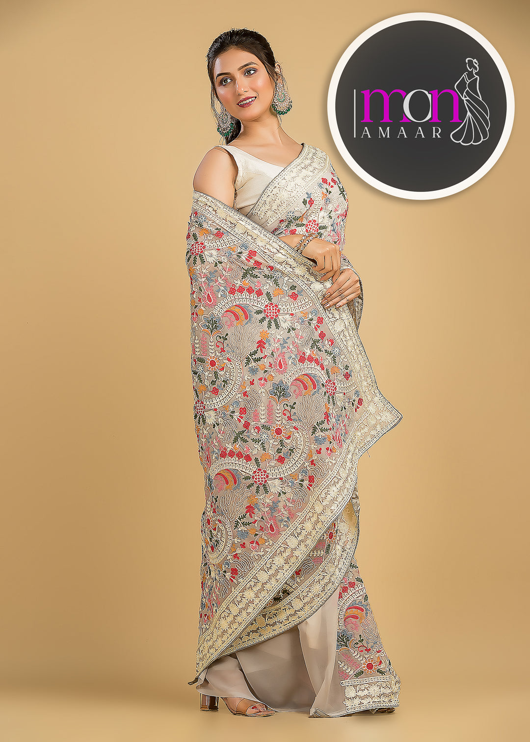 Let The Georgette Shine-An Exclusive Saree