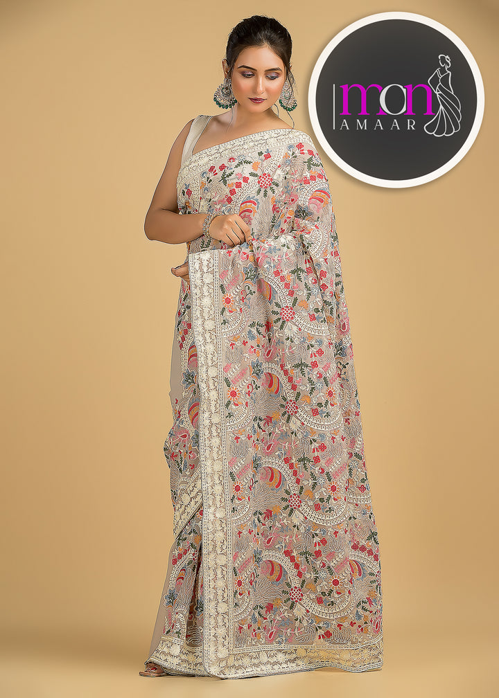 Let The Georgette Shine-An Exclusive Saree