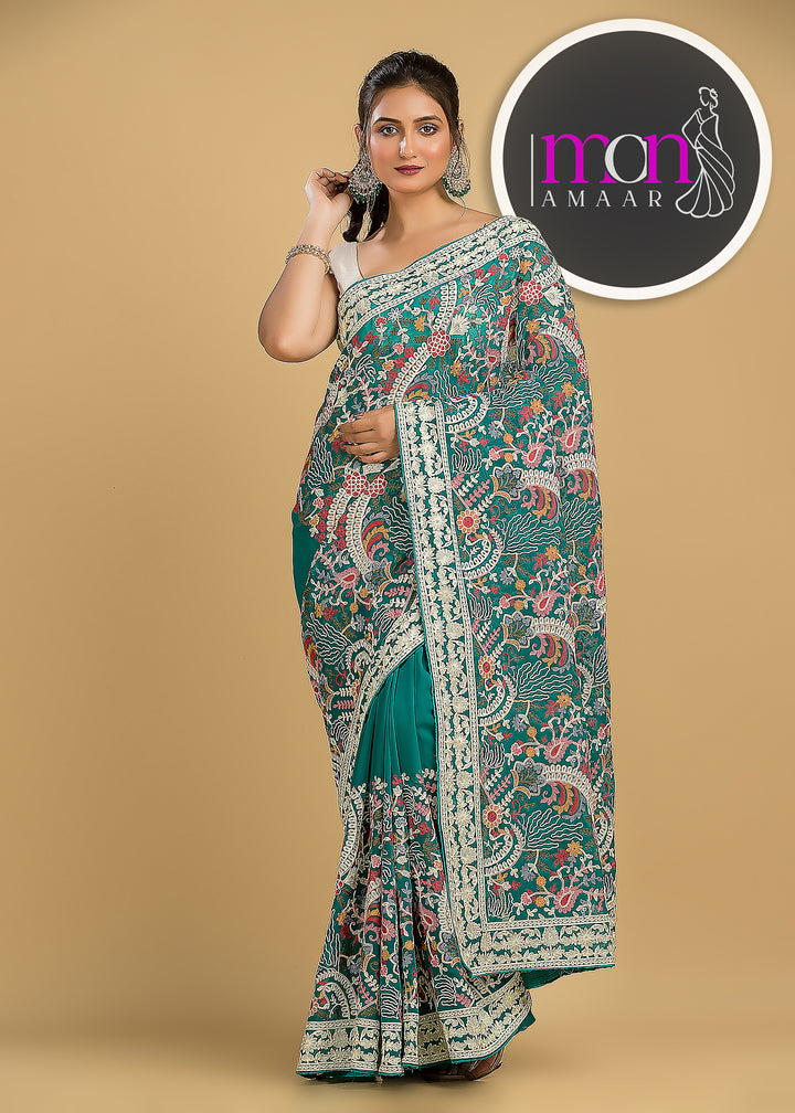 Let The Georgette Shine-An Exclusive Saree