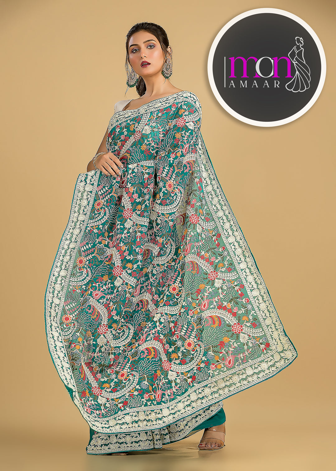 Let The Georgette Shine-An Exclusive Saree