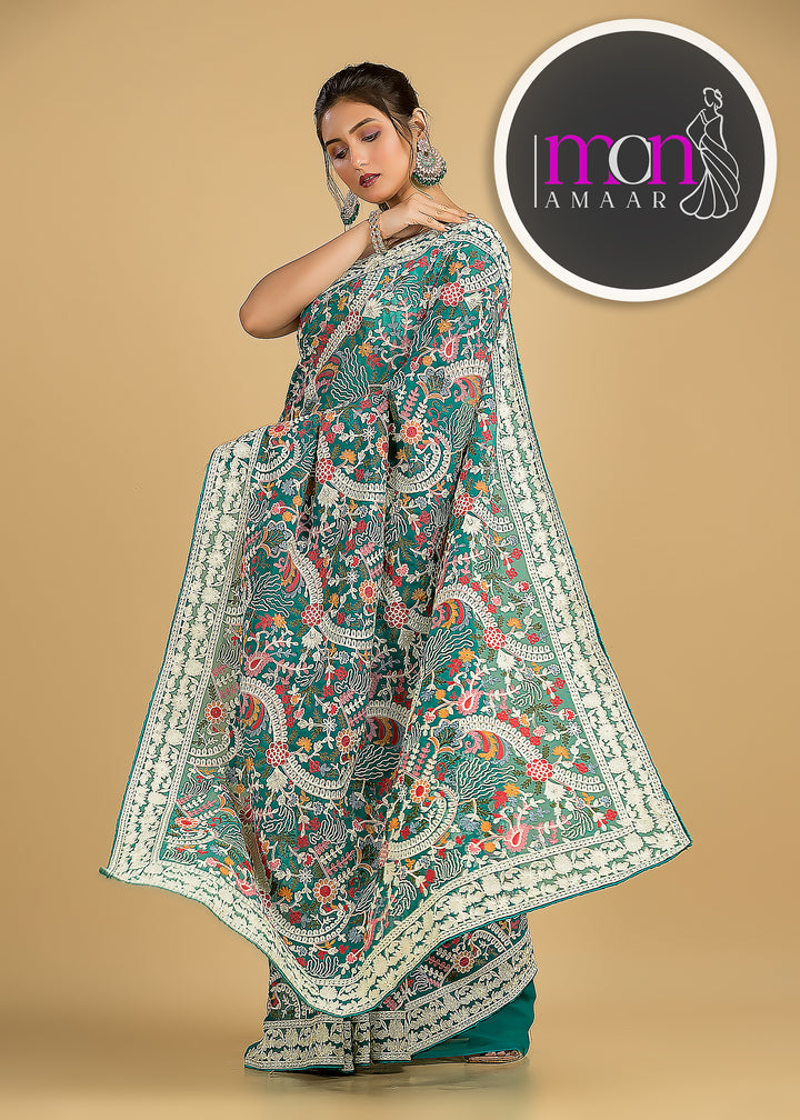 Let The Georgette Shine-An Exclusive Saree