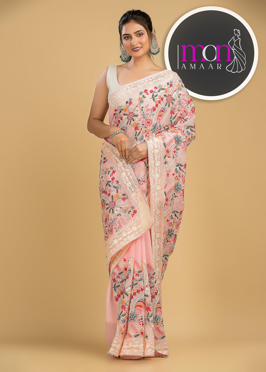 Let The Georgette Shine-An Exclusive Saree