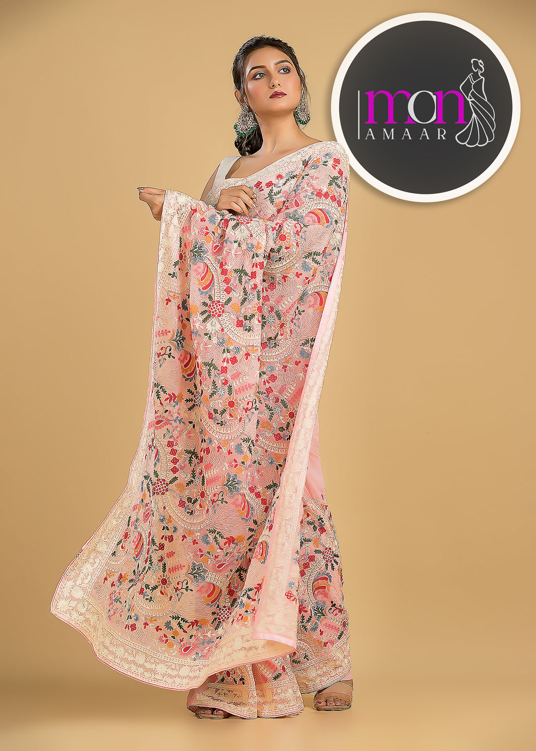 Let The Georgette Shine-An Exclusive Saree