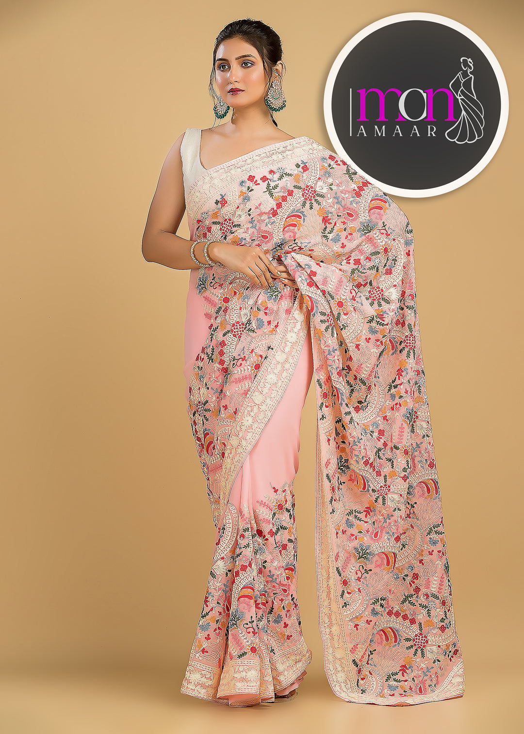 Let The Georgette Shine-An Exclusive Saree