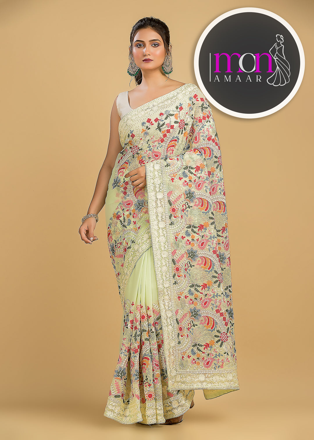 Let The Georgette Shine-An Exclusive Saree