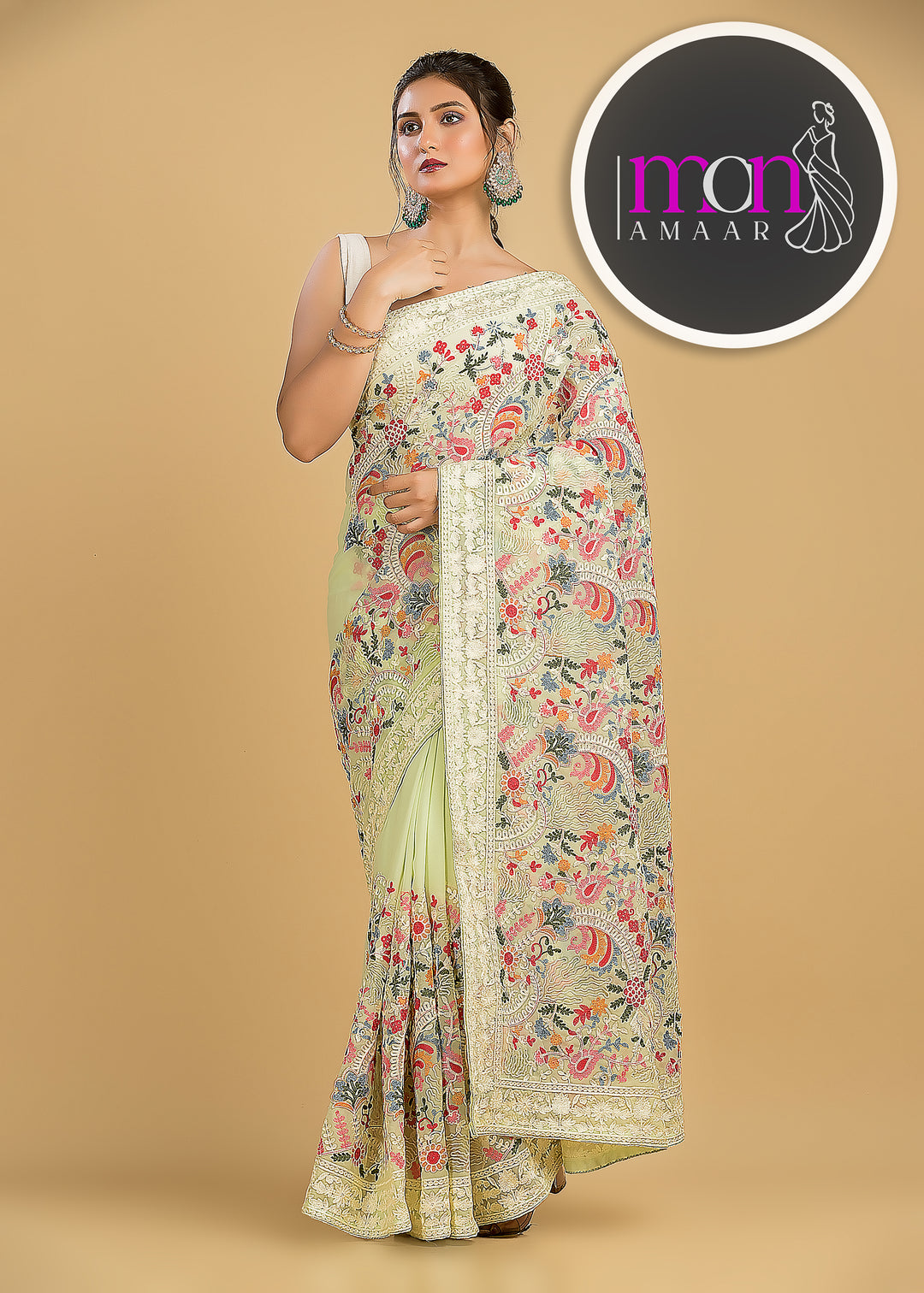 Let The Georgette Shine-An Exclusive Saree