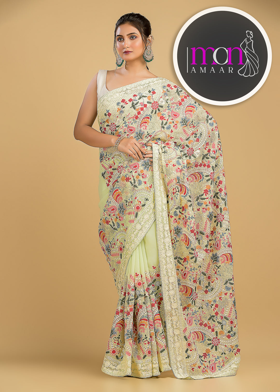 Let The Georgette Shine-An Exclusive Saree