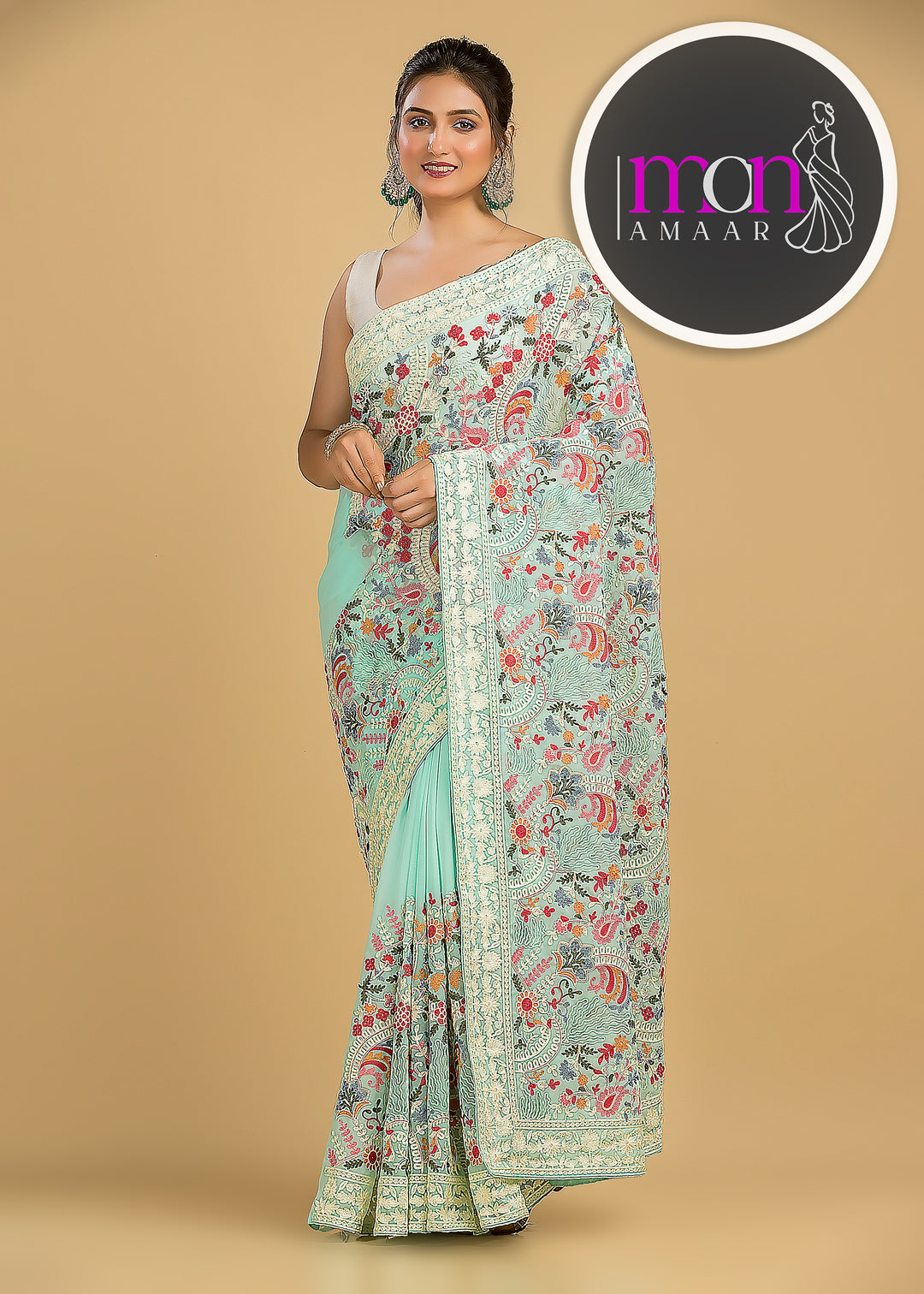 Let The Georgette Shine-An Exclusive Saree