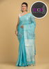 Sky Gaze( Pure Tissue Linen Saree)