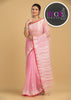 Pink Love Reshmi Affair (Moirang phee Inspired) Muslin Resham Saree