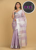 Love For Lavender (Pure Tissue Linen )Hand Work Saree