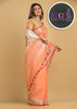 Arty-Crafty Pure Hand Embroidered Linen Saree