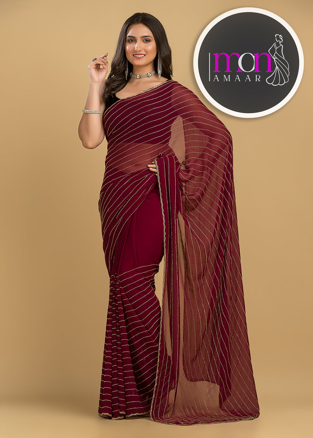 Last Of the Stars-Designer saree