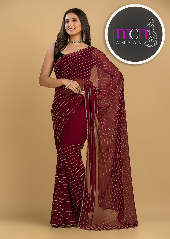 Last Of the Stars-Designer saree