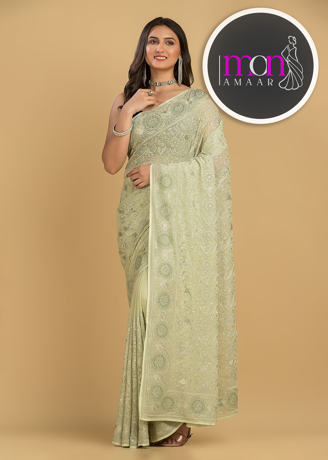 Celebration-A Designer Saree(Oozy Color)