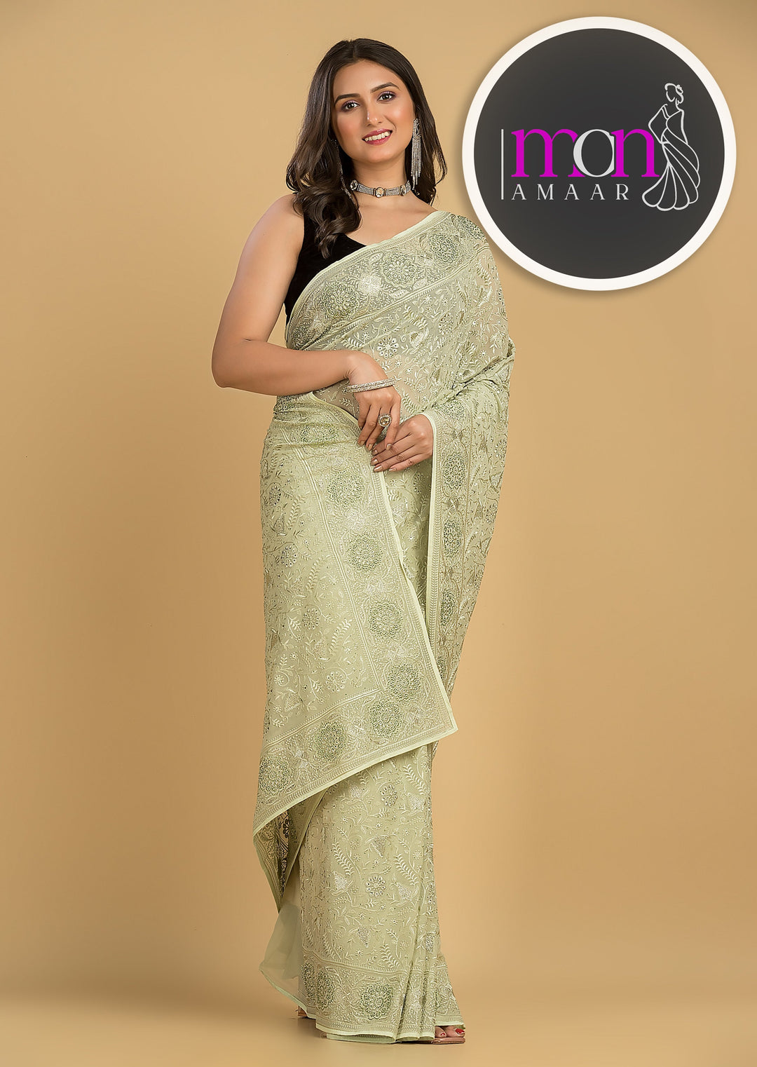 Celebration-A Designer Saree(Oozy Color)